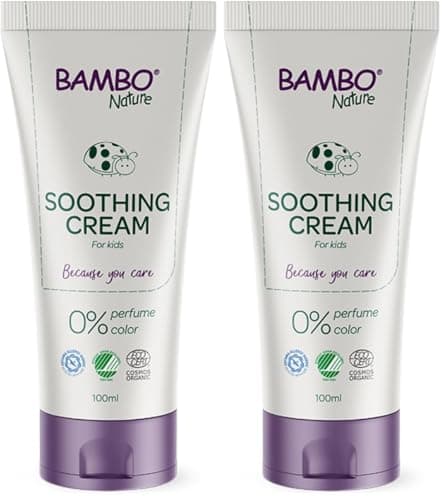 Image of Bambo Nature Soothing Nappy Cream, Newborn Essentials, Eco-Labelled Nappy Cream, Soothes & Restores Irritated Skin, Eco Baby Soothing Cream, Baby Essentials For Newborn, Sustainable & Safe 100ml