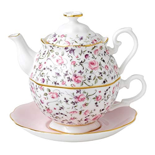 Image of Royal Albert Modern Vintage Tea for One, Rose Confetti