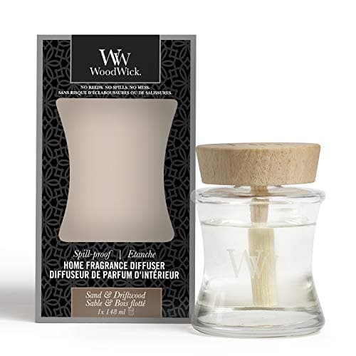Image of Woodwick Spill-Proof Home Fragrance Aroma Diffuser, Sand & Driftwood, 148 ml