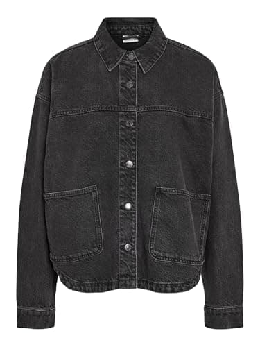 Image of Noisy may Women's Nmkettie L/S Reg DNM Jacket Vi559Bl Noos, Black Denim, M, black denim, M