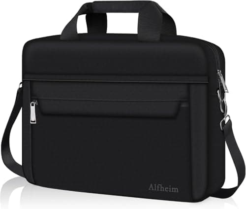 Image of Alfheim 15.6-16'' Laptop Briefcase for Men Women Waterproof Lightweight Messenger for Travel Business Compatible with Macbook Pro 15"-16" A1990/A1707