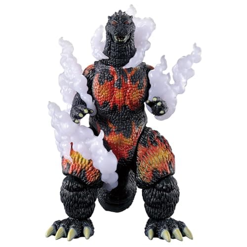 Image of BANDAI Godzilla Action Figure - Burning Godzilla 6" (15.24cm) Scale PVC Action Figure Set - Collectible Godzilla Toy in Window Box Packaging for Fans & Collectors