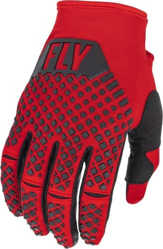 Image of Fly Kinetic Adult Gloves (Red/Black) Size Small