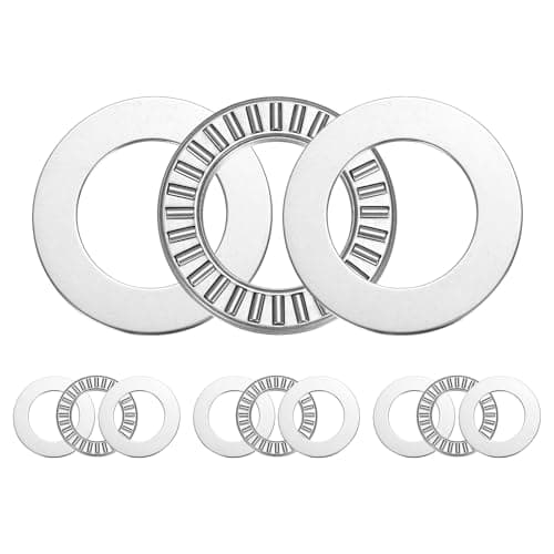 Image of sourcing map NTA1423+2TRA Needle Roller Thrust Bearings with Bearing Washers, 22mm Bore Diameter, 36mm OD, 4mm Total Thickness for Lawn Mower Truck Power Steering
