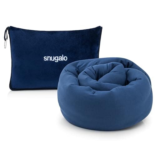 Image of Snugalo Travel Pillow- 2 in 1 Probably the most versatile travel pillow in the world ! Ultra soft & Breathable 100% Bamboo Raylon Luxury material | neck pillow for travel | travel pillow for airplane