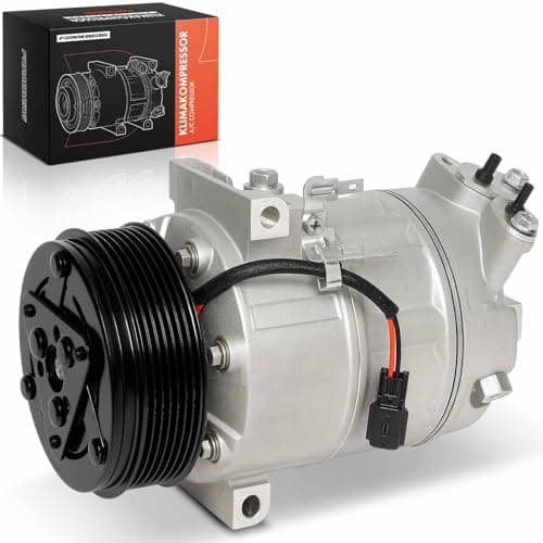 Image of Frankberg 1x Air Conditioning Compressor Compatible with NV300 Box X82 Primastar Bus X83 X-Trail T31 Movano B Bus X62 Laguna II Grandtour KG0/1 Master III Bus JV Replace# 8200848916