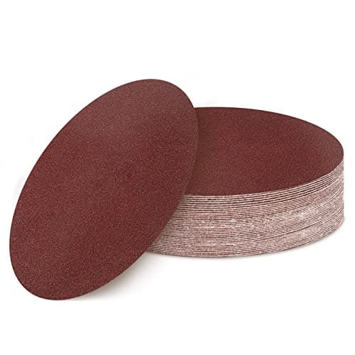 Image of 180mm Sanding Discs Grit 40/60/80/120/180/240, 180mmHook and Loop Sander Disc, 7 Inch Sandpaper Sheet for Car Body Repair, Wood Finishing, Metal Polishing, Ssurface Preparation (30Pcs)