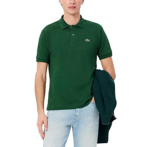 Image of Lacoste Mens Sports Polo Shirt Green L