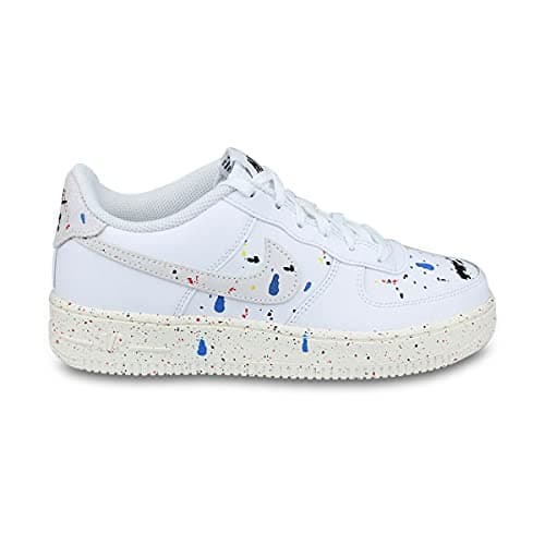 Image of NIKE unisex low sneakers DJ2598 100 AIR FORCE 1 LV8 3 (GS) size 38 White