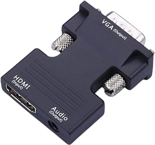 Image of 8K VGA to HDMI,HDMI to VGA Adapter,8K Converter with Full HD Audio Video Output,For TV, Computer,Laptop, PC, Monitor, Projector, etc.…