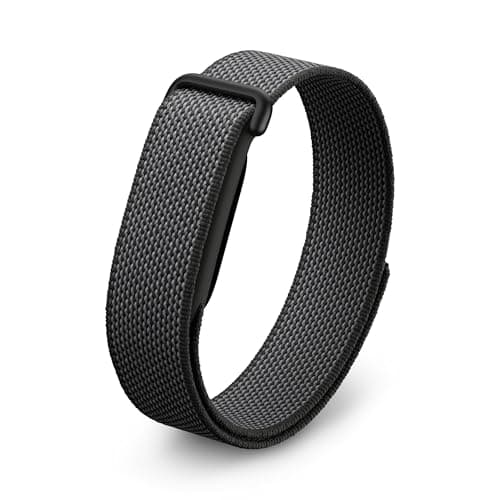 Image of Google Fitbit Air - Screenless Activity Tracker with Fitness, Heart Rate, and Sleep Tracking - Personalized AI-Powered Coaching - Up to 7 Days’ Battery Life - Works with iOS and Android - Obsidian