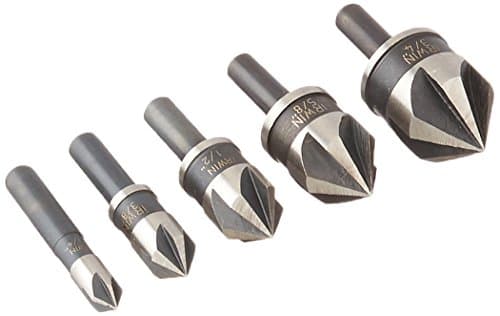 Image of IRWIN IRWIN Tools 1877791 Black Oxide Countersink Drill Bit, 5-Piece Set