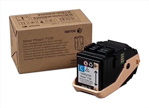 Image of Xerox Phaser 7100 Cyan Standard Capacity Toner Cartridge (4,500 Pages) - 106R02599