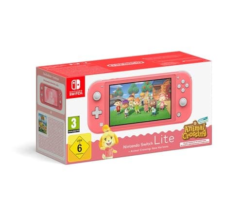Image of Consola Nintendo Switch Lite Coral + Animal Crossing: New Horizons