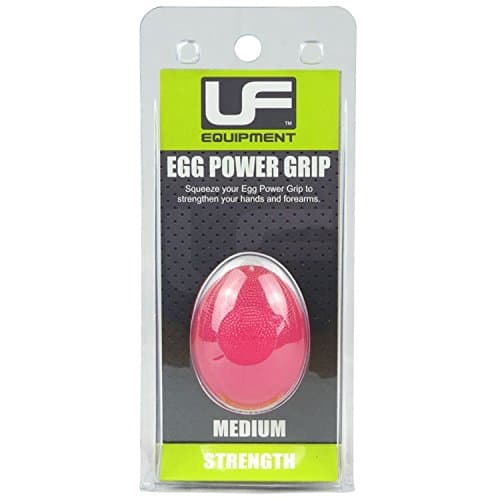 Image of UFE Egg Power Finger Grip Strength Exercise Equipment Medium (Red)