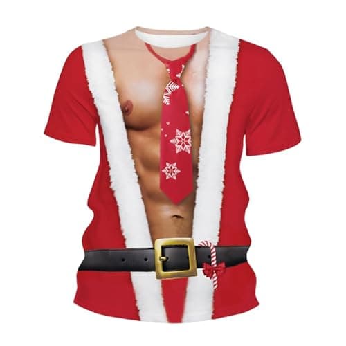 Image of 2026 T-Shirts for Men Summer Short Sleeve T-Shirt Outdoor Leisure Shirt Short Sleeve Shirt Urban Tops Lifestyle Funny T-Shirt Regular Fit Leisure Sports Shirt Men's T-Shirt, red, S