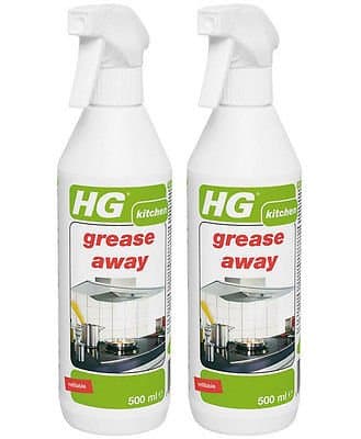 Image of Pack of 2 x HG Grease Away Kitchen Degreaser Spray 500ml