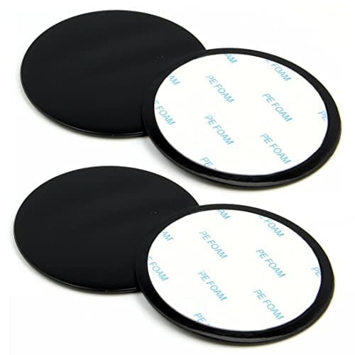 Image of MDYNI 4 Pieces 80mm Adhesive Dashboard Pad Mounting Disk Universal Dash Mount Pad For Sat Nav GPS Tomtom Garmin Mount Holder