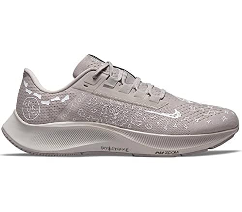 Image of NIKE Air Zoom Pegasus 38 Men's Trainers Sneakers Running Shoes DM1610 (College Grey/White-Light Bone-Black 001) UK10 (EU45)