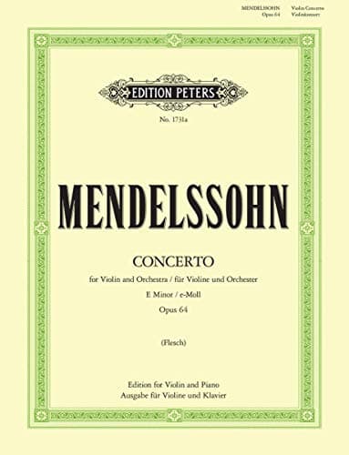 Image of Mendelssohn: Violin Concerto in E minor Op. 64 (EP1731A)
