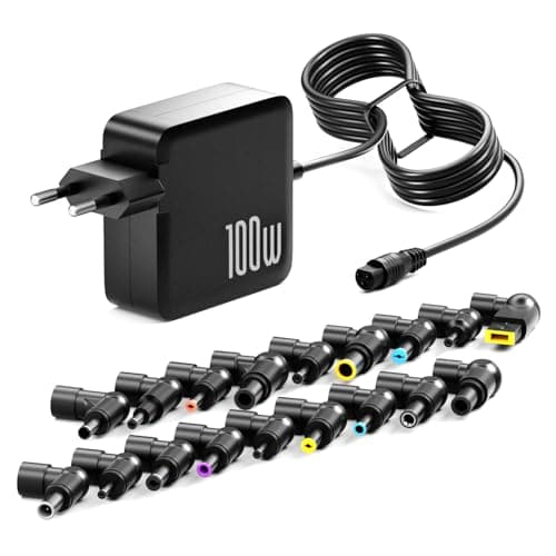 Image of Basicvolt 90W Universal Laptop Charger 20V 19.5V 19V 18.5V 16V USB C included EU