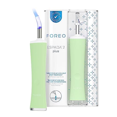 Image of FOREO ESPADA 2 plus Precise Targeting LED Light Therapy, LED Face Mask Device, Blemish Tretament Face Care, Medical-grade Silicone, Scar & Spot Stick for Face, Pistachio