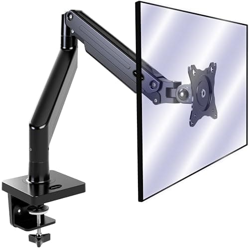 Image of Invision Monitor Arm Bracket Mount for 24-40 Inch Screens VESA 75-100mm Ergonomic Height Adjustable Desktop Clamp Tilts Extends 2-15kg (MX450)