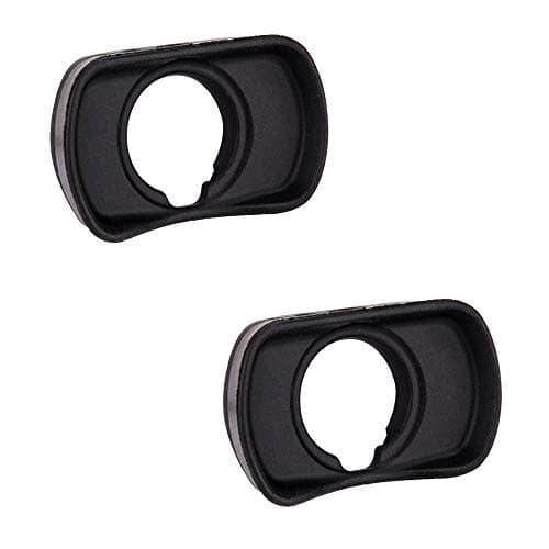 Image of (2 Pack) JJC Soft Silicone Eyecup Eyepiece for Fujifilm X-T5 X-T4 X-T3 X-T2 X-T1 X-H2 X-H2S X-H1 GFX100S GFX100 GFX100II GFX50S GFX50SII Replaces Fuji EC-XT L, EC-GFX, EC-XT M, EC-XT S and EC-XH W