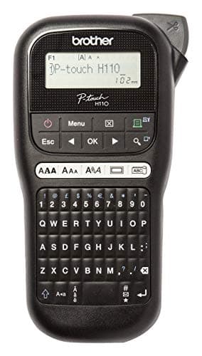 Image of Brother PT-H110 Label Printer | P-Touch Labeller | QWERTY Keyboard | Handheld