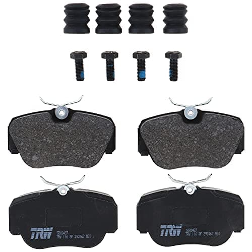 Image of TRW Pro TRH0487 Disc Brake Pad Set For Mercedes-Benz 190E 1985-1993, Front, And Other Applications
