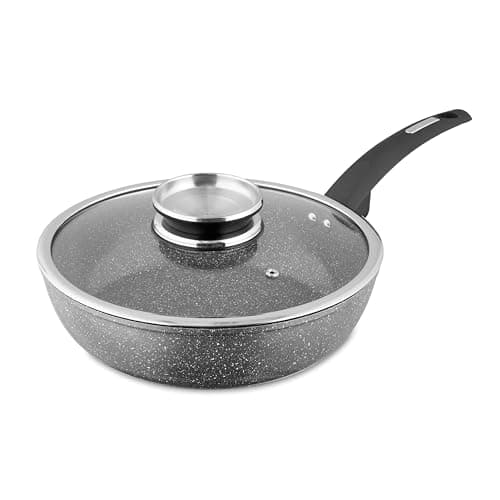 Image of Tower T81202 Cerastone Forged Multi-Pan with Non-Stick Coating and Soft Touch Handles, 28 cm, Graphite