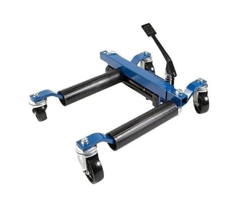 Image of RED STAR 1500lb Hydraulic Wheel Dolly Skates Go Car Vehicle Positioning Jack Tyre Lift