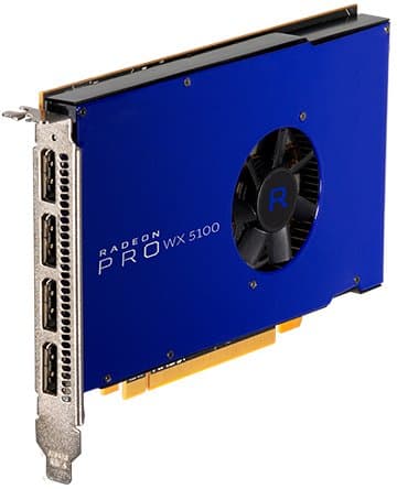 Image of AMD technologies inc 100-505940 - RADEON PRO WX 5100 8GB - PCIE 3.0 16X 4X DP RETAIL IN
