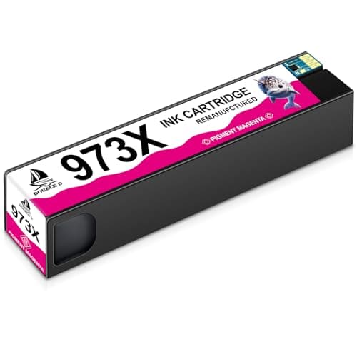 Image of DOUBLE D 973X Magenta Ink Cartridges Replacement for HP 973X Ink 973 Ink,Not Affected by Upgrade,Work for HP Pagewide pro 452dn 452dw, MFP 477dn 477dw 552dw 577dw 577z P55250dw P57750dw Printer