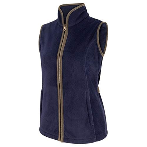 Image of Hoggs of Fife - Ladies Stenton Fleece Gilet Navy 18-20 UK