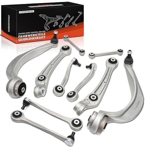 Image of Frankberg 2x Stabiliser Link + 8x Control Arm Front Left Right Compatible with A4 Avant 8K5 Q5 8RB A4 8K2 A4 Allroad 8KH M.a.c.a.n 95B A5 Sportback 8TA A5 8T3 A5 Replace# 8K0411317D