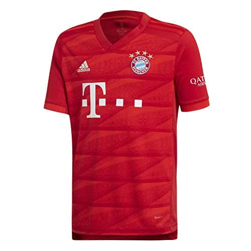Image of adidas Fc Bayern Home Jersey 2019/20 Jersey - FCB True Red, 140