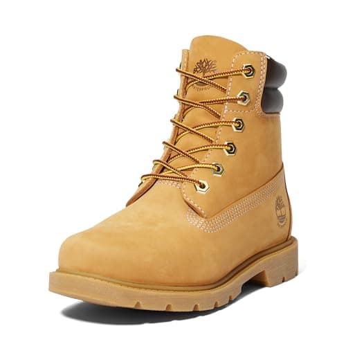 Image of Timberland Women's Linden Woods WP 6 Inch Fashion Boot, Wheat, 7 UK