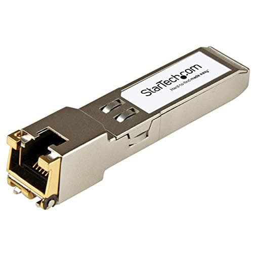 Image of StarTech.com Brocade E1MG-TX Compatible SFP Module - 1000BASE-T - SFP to RJ45 Cat6/Cat5e - 1GE Gigabit Ethernet SFP - RJ-45 100m - (E1MG-TX-ST)