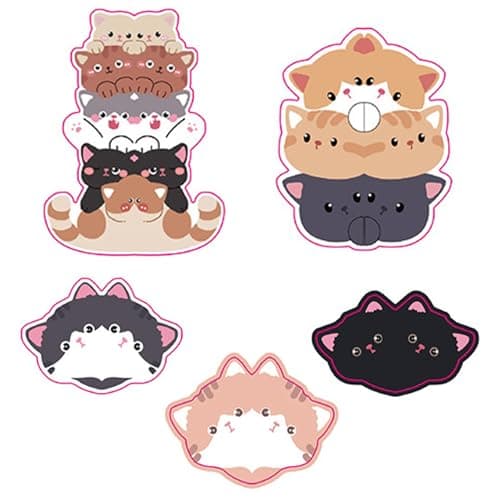 Image of 5 Pcs Magnetic Bookmark,Magnetic Bookmarks for Kids,Cute Cat Bookmark,Personalised Magnetics Bookmarks,Gift Ideas for Teachers,Students and Reading Women,Cat Enthusiasts,Book Lovers