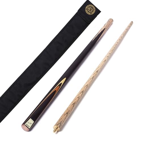 Image of BCE Protégé 2 Piece Snooker/Pool Cue and Soft Case - North American Ash Shaft