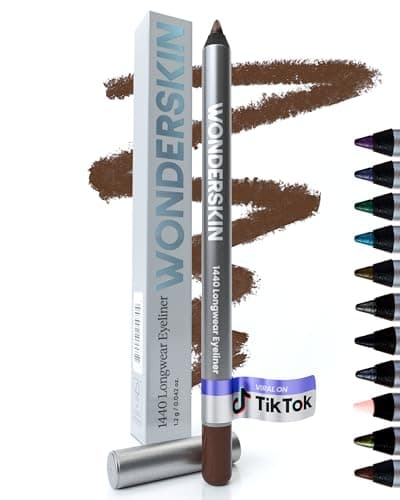 Image of Wonderskin Eyeliner Pencil, 1440 Longwear Brown Eyeliner Pencil - Waterproof, Sharpenable & Smudge Proof