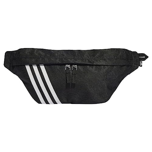 Image of Adidas Unisex Future Icons Waist Waistbag, Black/White, One Size