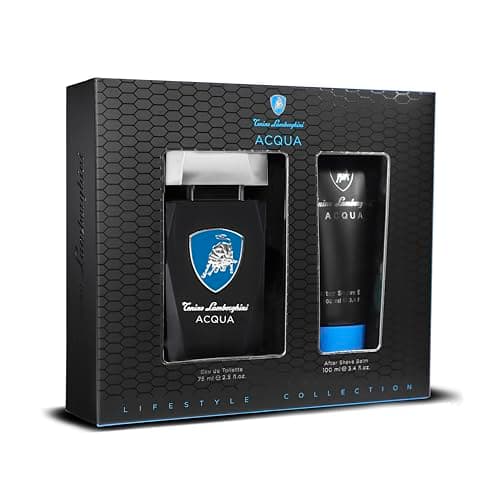 Image of Lamborghini Acqua 2 Piece Gift Set: Eau De Toilette 75ml - Aftershave Balm 100ml