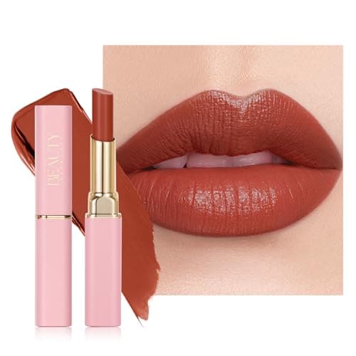 Image of Super Lustrous Matte Lipstick, Super Moisturizing Tinted Lip Balm, Ultra-Rich Color, Natural Cream Gloss Finish for Dry Lip Care #2