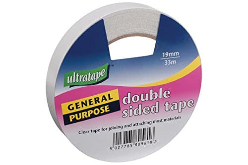 Image of 19MM X 33M CLEAR GENERAL PURPOSE DOUBLE SIDED TAPE