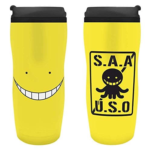 Image of ABYstyle ASSASSINATION CLASSROOM - Koro-Sensei - Tumbler Travel Mug 355ml