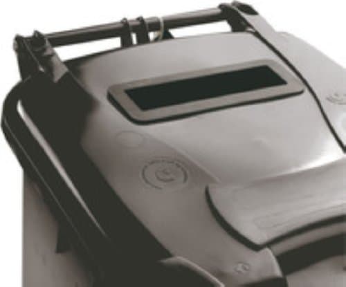 Image of Confidential Waste Wheelie Bin 140 Litre Grey 377880