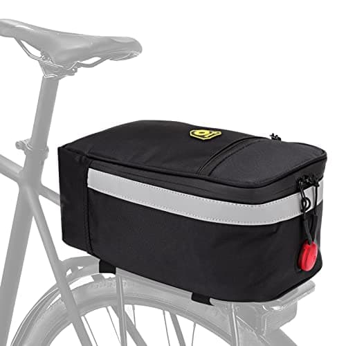 Image of YORKING 4.5L Waterproof Bike Pannier Saddle Bag with Rear Light