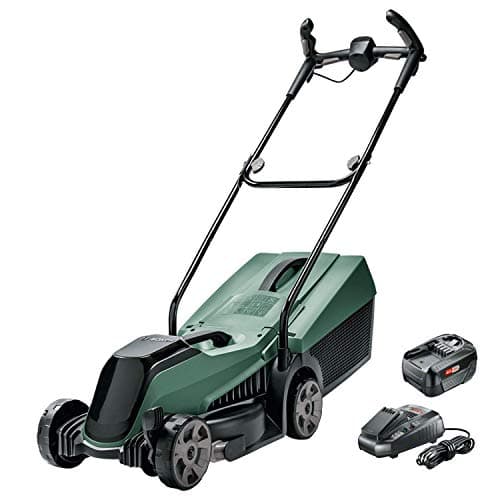 Image of Bosch Cordless Lawnmower CityMower 18 (18 Volt, 1x battery, cutting width: 32 cm, lawns up to 300 m², in carton packaging)